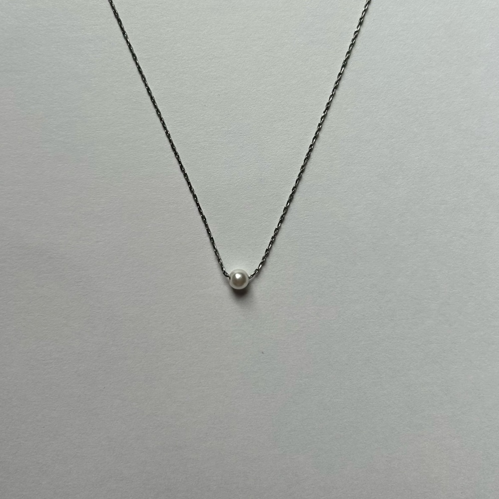 Sterling Silver Pearl Necklace